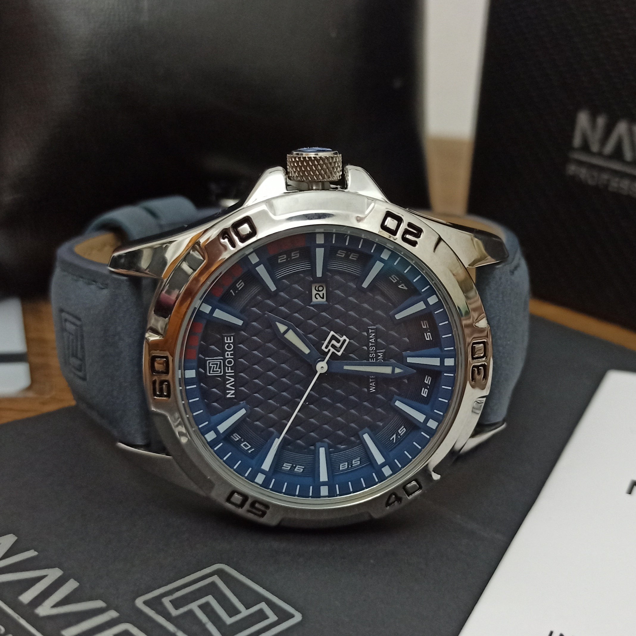 Montre NAVIFORCE Original Bleu ساعة أصلية